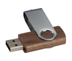 USB Stick aus dunklem Holz 4GB